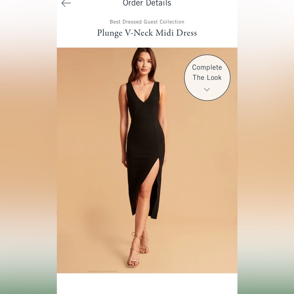 Abercrombie V-Neck Midi Dress - NWT!